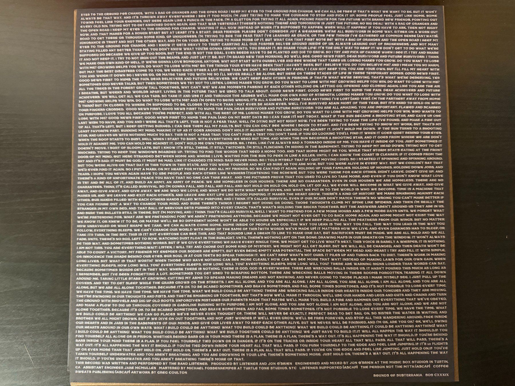 Vinyles: Listener – Time Is A Machine [LP DE 2014] – D'occasion à Tamins par Dark-Skull-Vinyl 2
