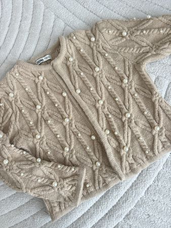 Perlen Cardigan