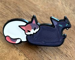 Lustiger Pin Katzen