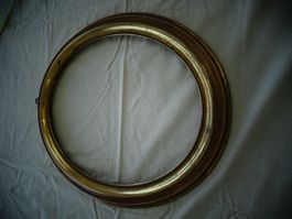 Alter Ovaler Gold Bilderrahmen