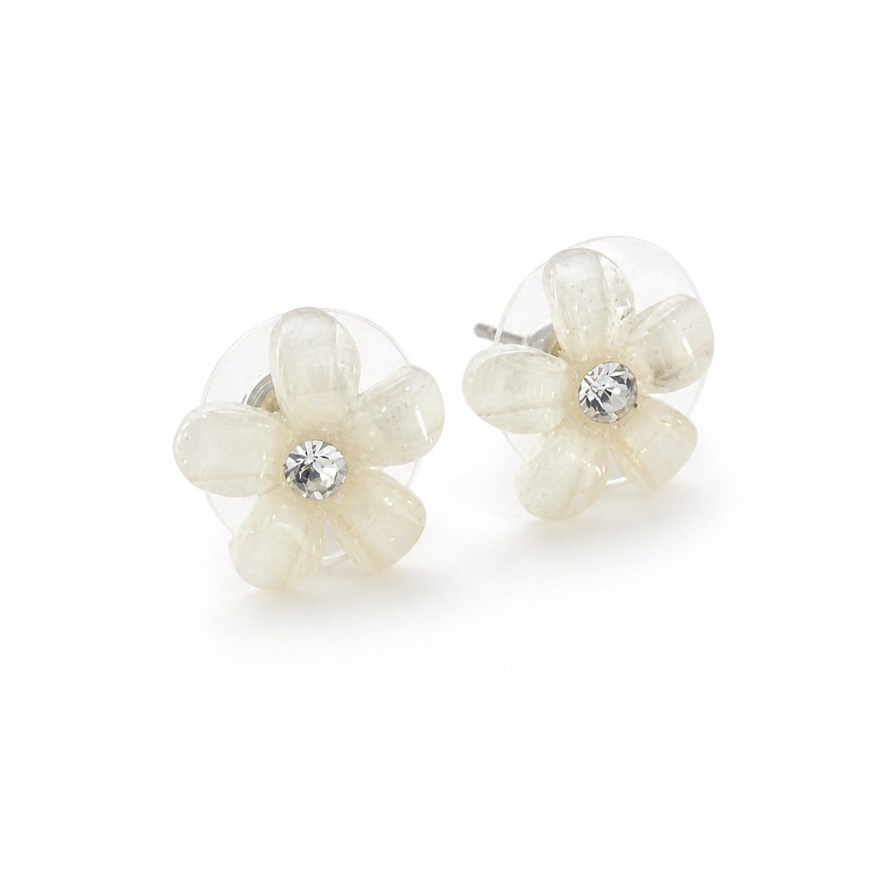 Ohrringe & -stecker: Ohrringe Blumen Pastellgrün Strass – Neu (gemäss Beschreibung) aus Fully von VaneaSelection 2