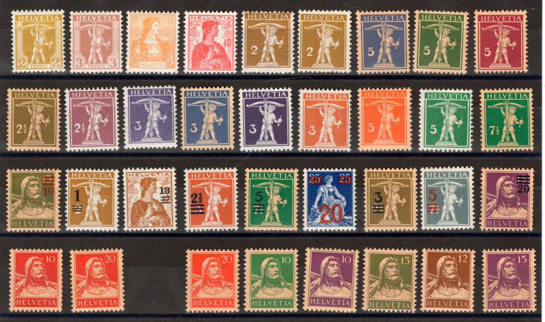 Tutti i francobolli: Schönes Klassik-Lot postfrisch – Nuovo (secondo la descrizione) da Heerbrugg venduto da Swissphila