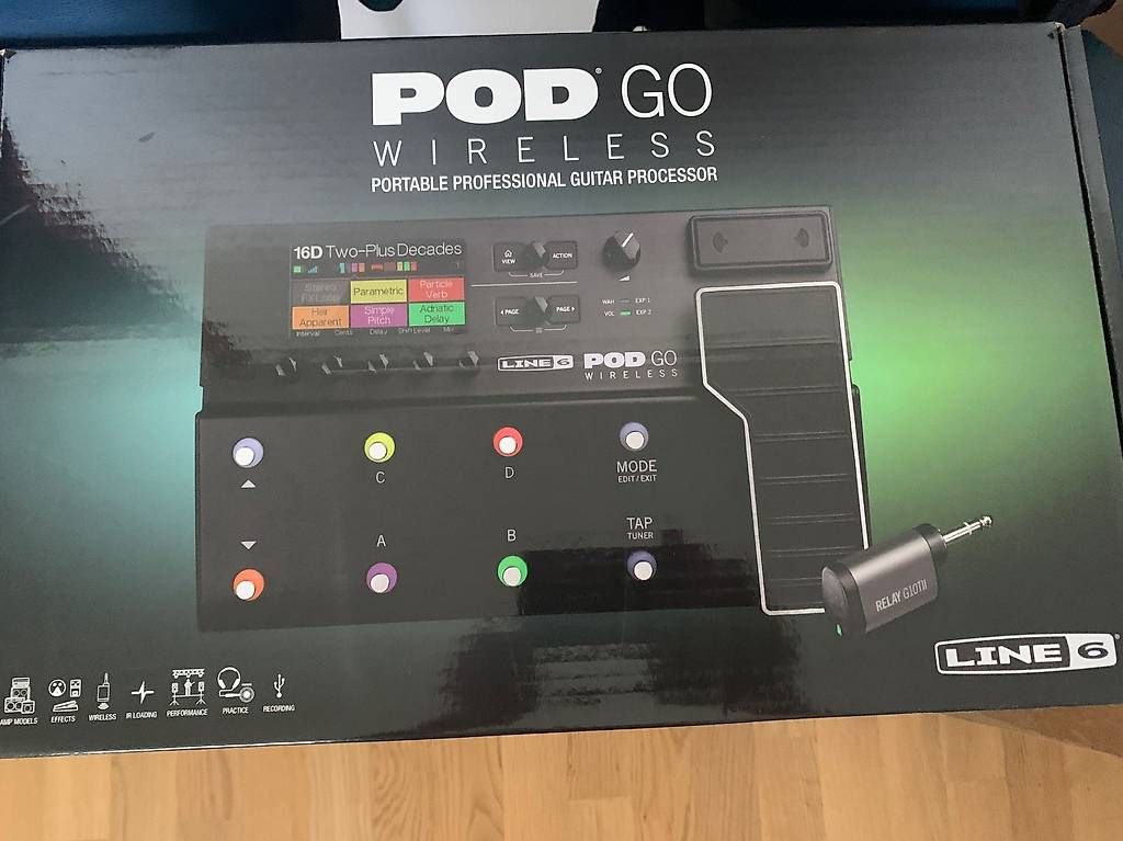 Strumenti musicali: Gitarren Effectgerät; Line 6 Podgo Wireless Effect Pedal – Nuovo e nell'imballaggio originale da Burgdorf venduto da Blauwolf61 2
