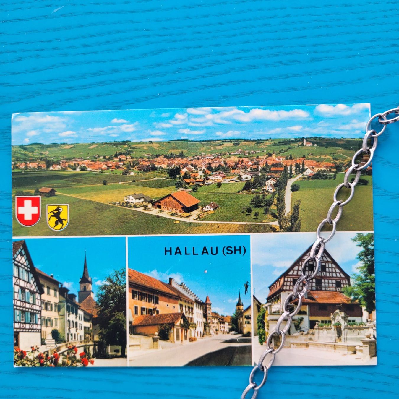 Cartoline postali: Hallau ( SH)  1982 – Usato da SCHÜBELBACH venduto da CoKaHa