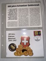 Numisbrief: 100 Jahre Jubiläum, Schweizer Goldvreneli