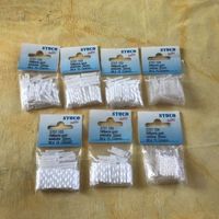 LOT STIFTPERLE GEDR. WEISS/IRIS 20MM