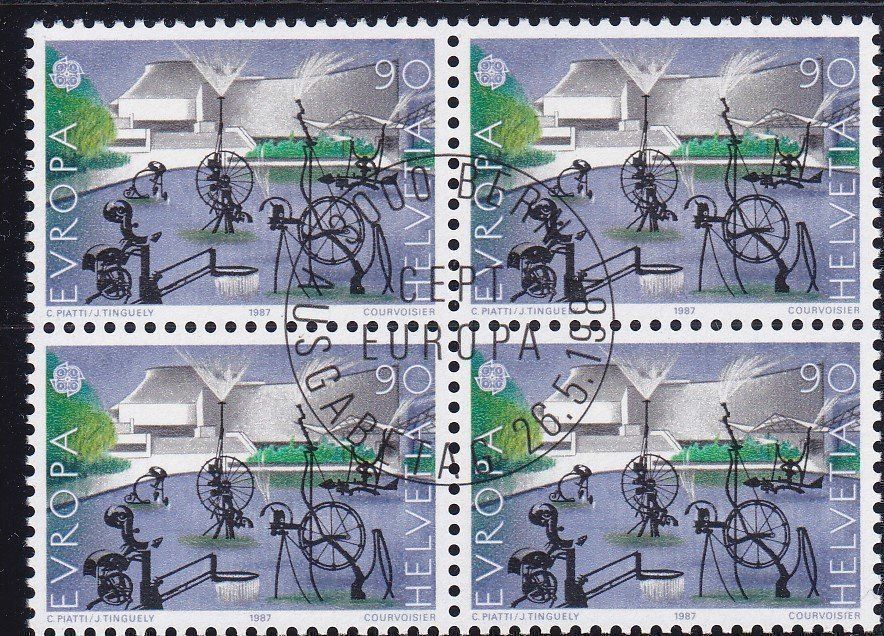 Tutti i francobolli: ET 4er Block EUROPA 1987 – Nuovo (secondo la descrizione) da Schliern b. Köniz venduto da joni20