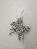 Schöner Weihnachtsstern Holz, Winter Deko, Top Zustand!