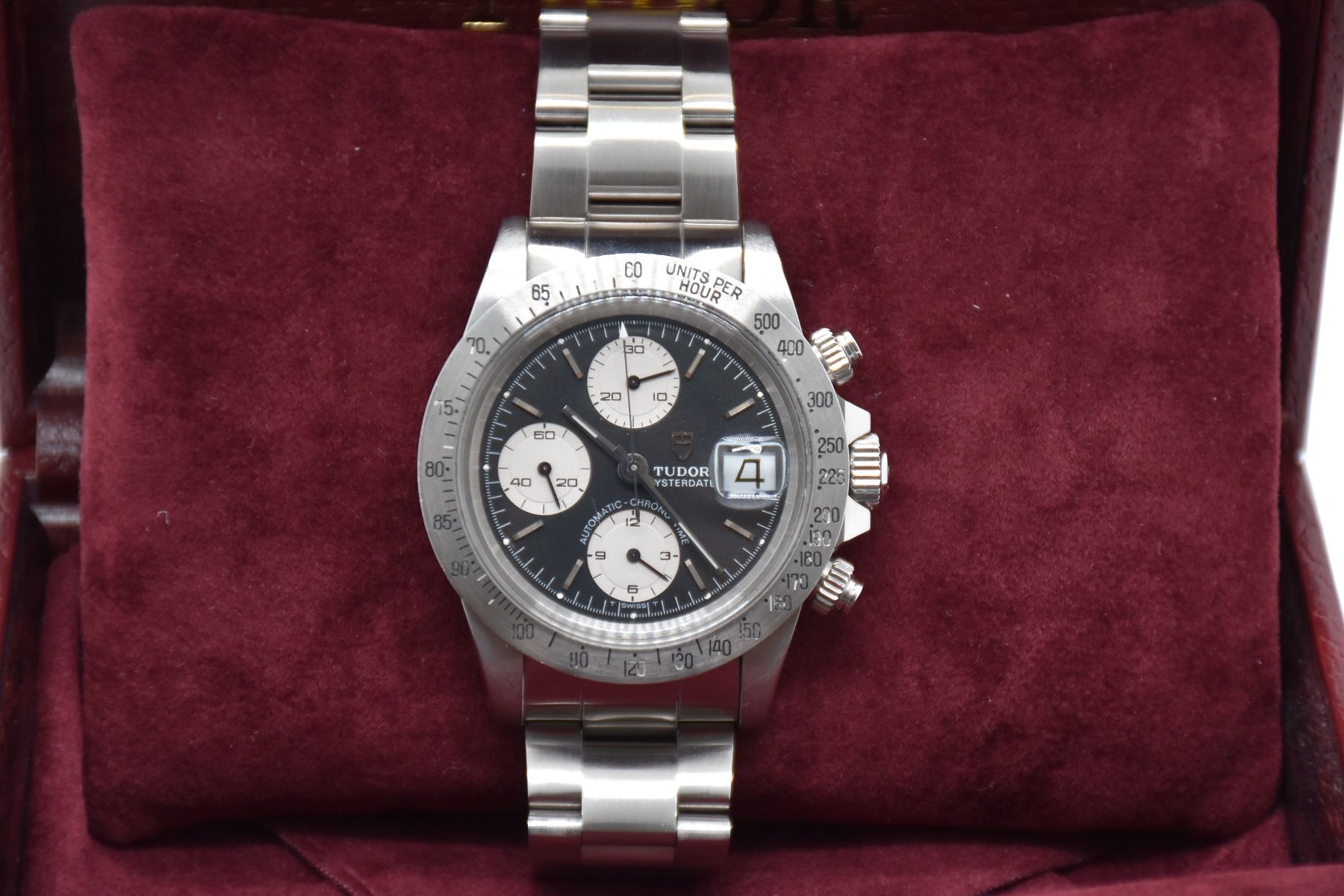Tudor Orologi: Tudor Oysterdate Big Block Reverse Panda Ref. 79180, Box – Usato da Zug venduto da eMDi_Collection