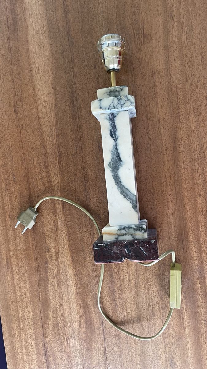 Lampade: Vintage Italian Marble Table Lamp – Usato da Meilen venduto da KatKatHar