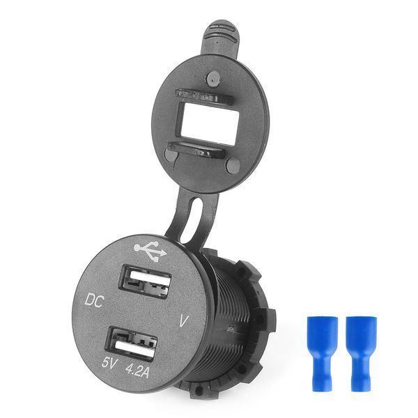 Auto Dual USB Ladegerät Buchse Licht Einbau-Steckdose 2.1A Für VW