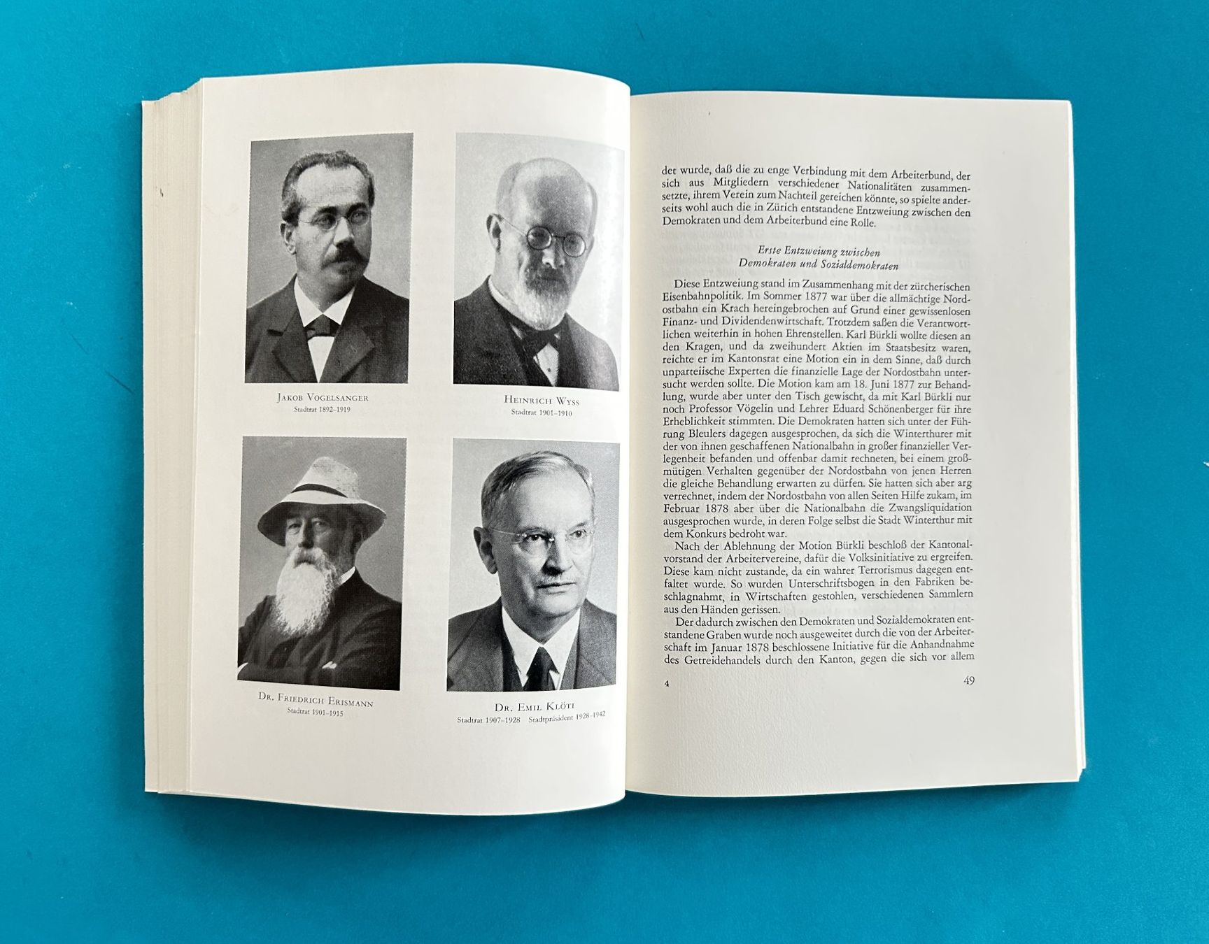 Bücher: ZÜRCHERISCHE ARBEITERBEWEGUNG 1950 – Gebraucht aus Zürich von Domus09 4