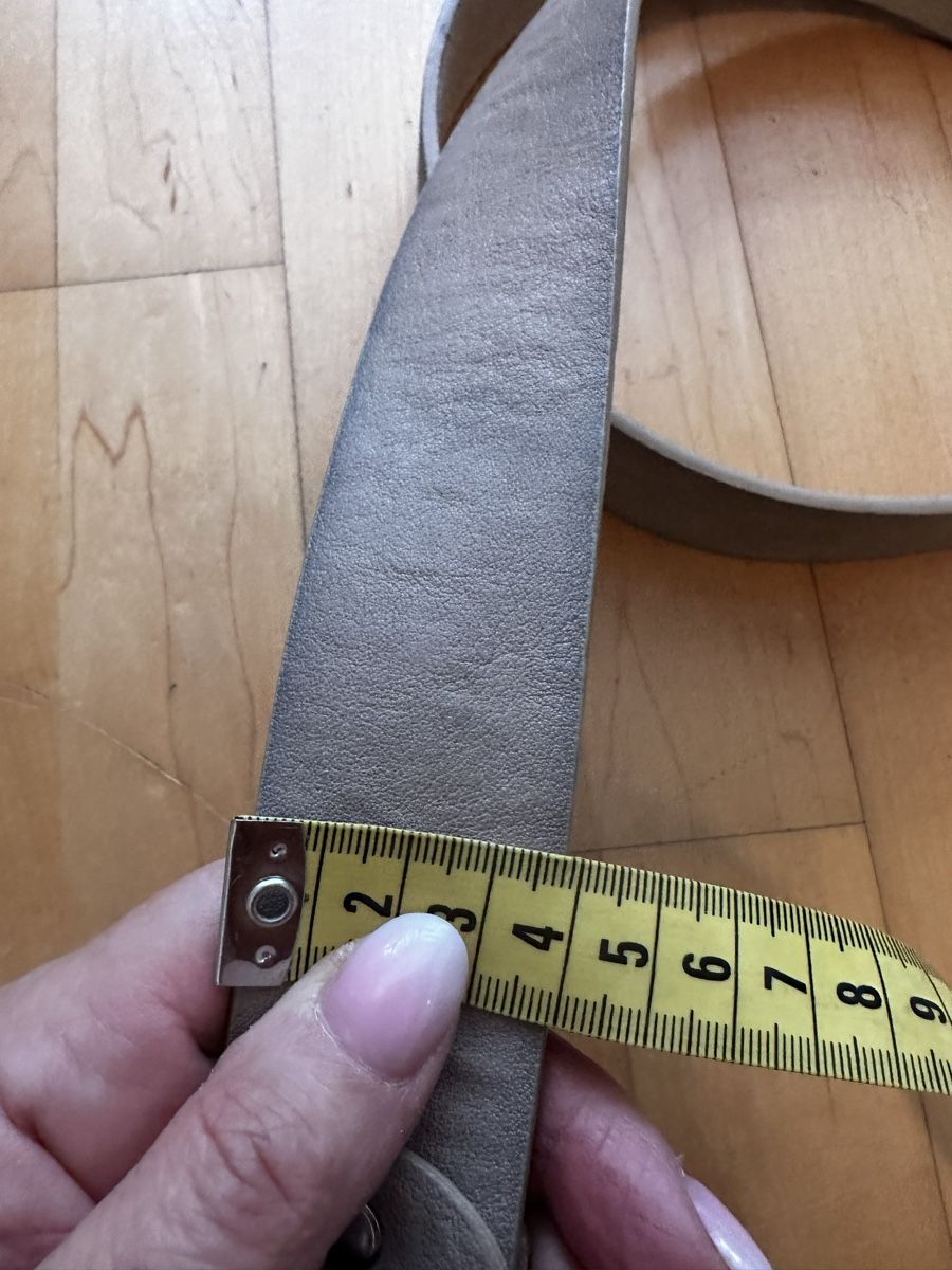 Cinture: Ledergürtel grau, breit – Nuovo (secondo la descrizione) da Altendorf venduto da Eastwick4 2