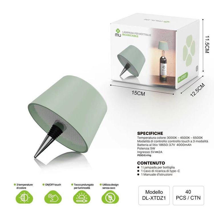 Lampada A Clip Con Cappuccio A Induzione Per Faro A LED Portatile Con - Foto 7