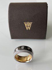 Wellendorff Ringe: Wellendorff Schwarze Seide mit Diamantring – Neu (gemäss Beschreibung) aus Hünenberg von Member58 3