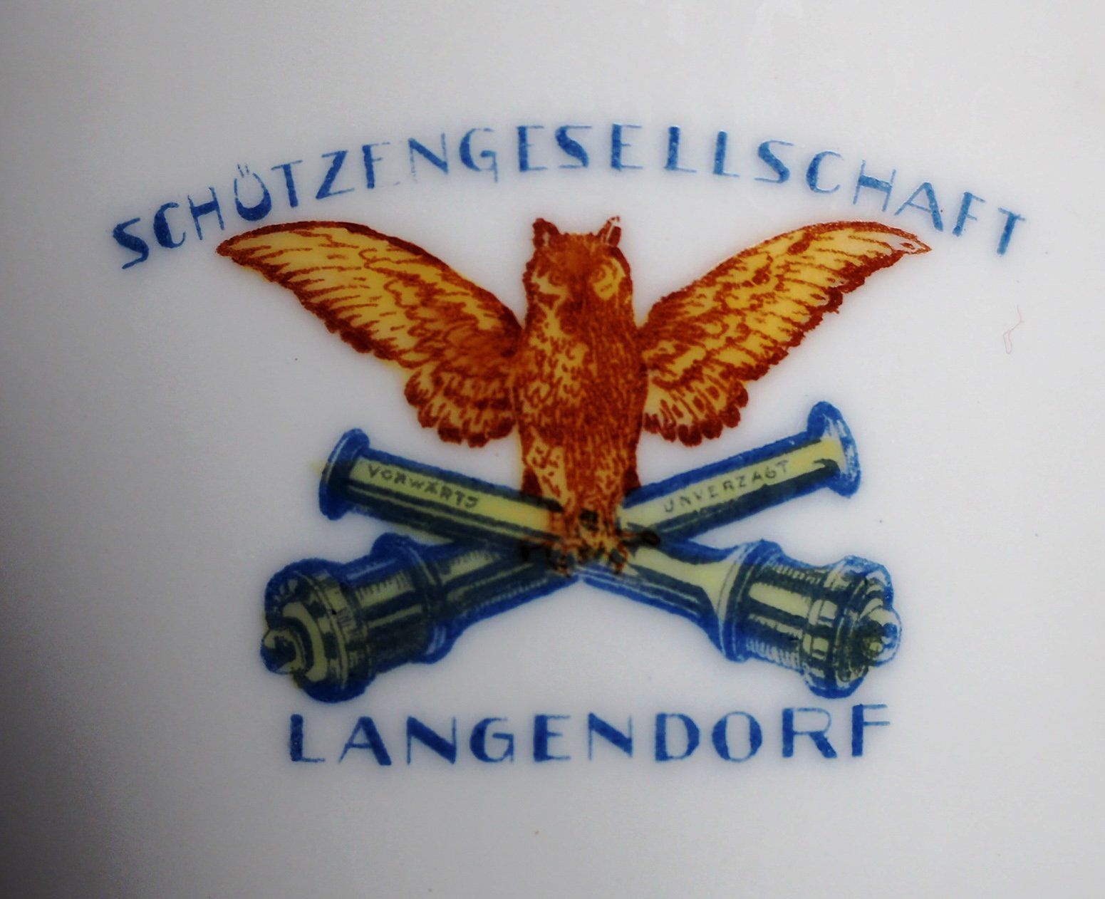 Set di piatti: Keramik Geschirr, Schützengesellschaft Langendorf – Nuovo (secondo la descrizione) da Arlesheim venduto da gaugi43 5