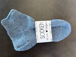 selbstgestrickte Socken Sneacker