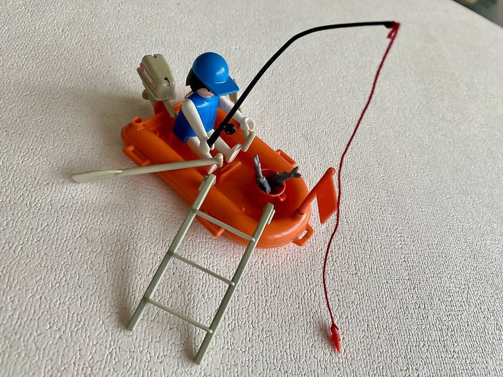 Giocattoli: Playmobil Schlauchboot und Fischer – Usato da Basel venduto da 12Glory 1