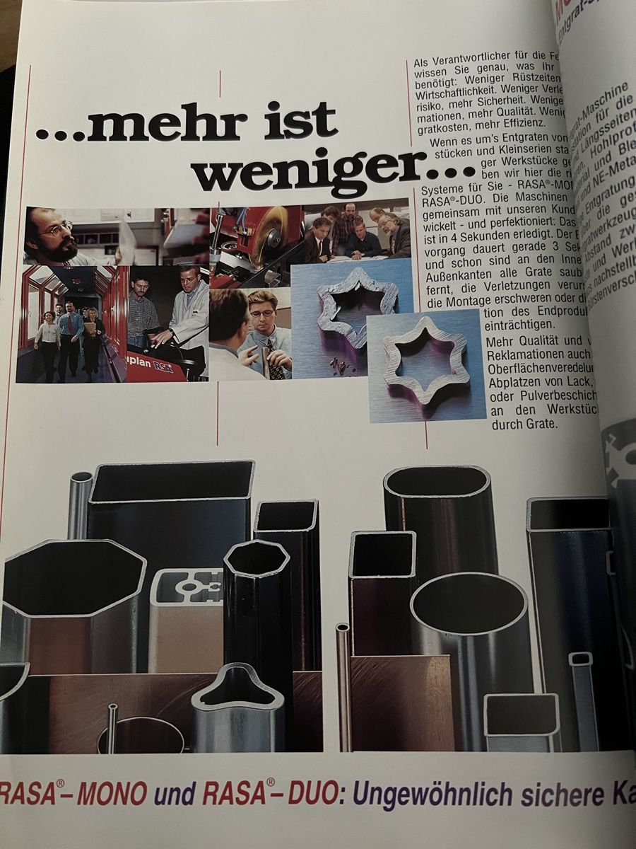 Tutte le macchine: Bürstentgratmaschine RSA RASA Mono – Usato da Hünenberg venduto da Abtech 4