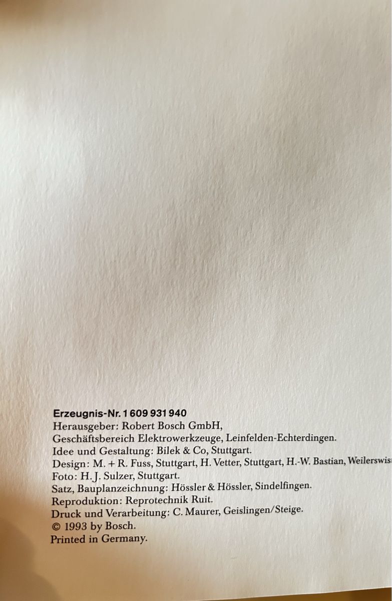 Libri: Bosch do it yourself Buch – Usato da Rüdlingen venduto da Lichee 2