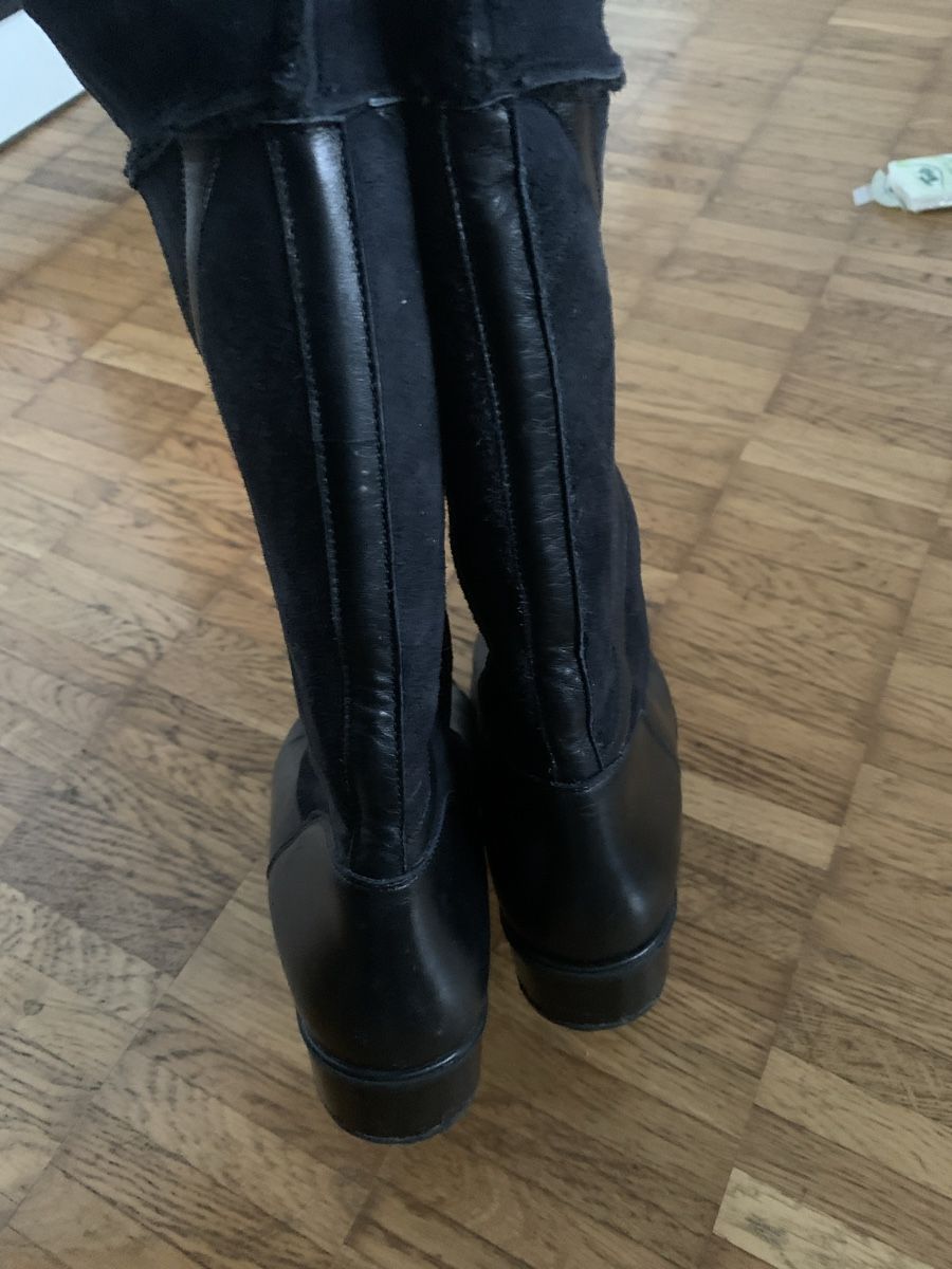 Scarpe da donna: Lammfell leder stiefel – Usato da Zürich venduto da Nikuska32 1