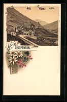 Litho Hospenthal, Generalansicht mit Geb