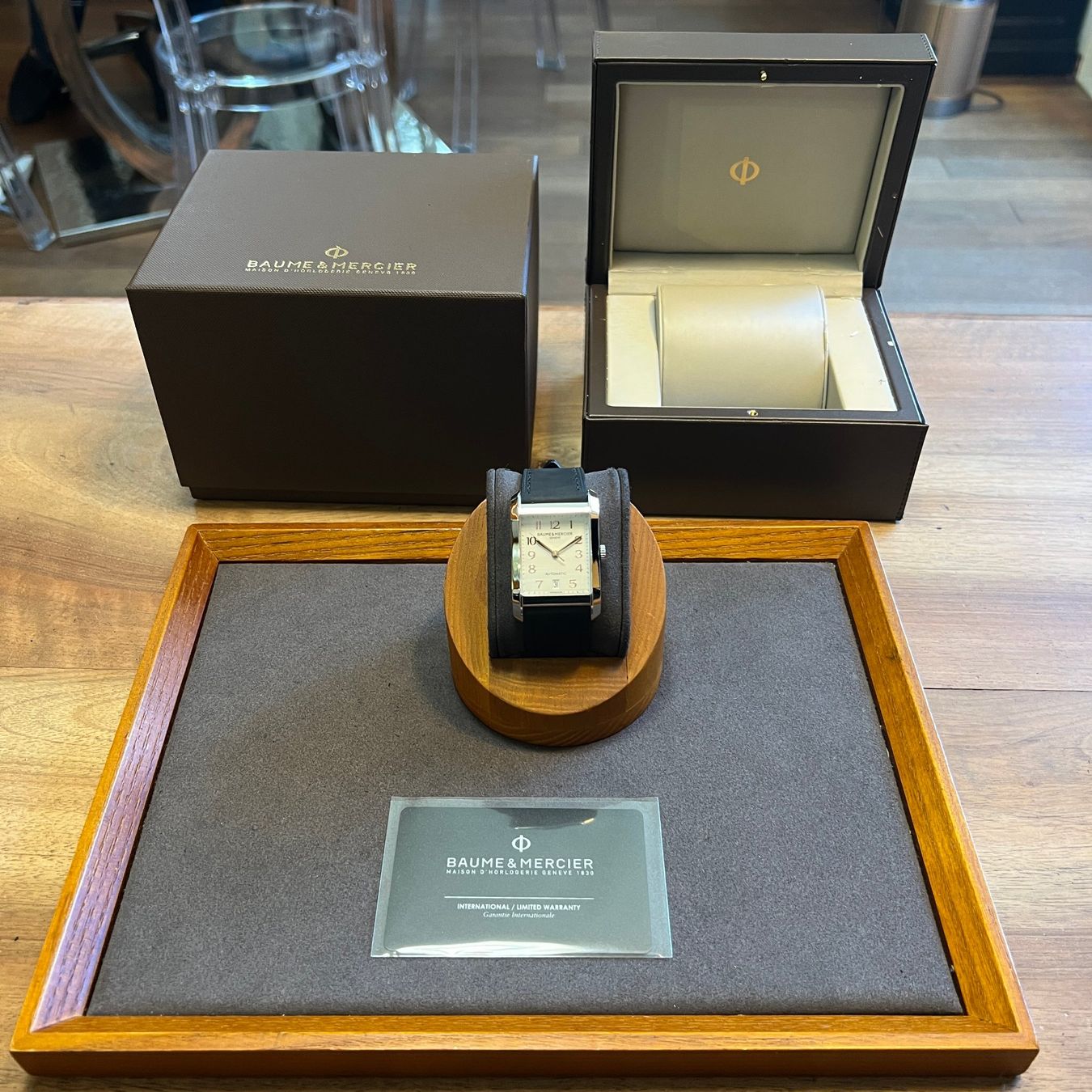 Baume & Mercier Orologi: Baume & Mercier Hampton Automatic Full Set M0A10156 – Usato da Carouge GE venduto da Watchaser 9
