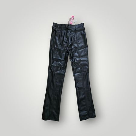 Neue tally weijl Kunstlederhose, Grösse 36, Schwarz
