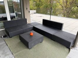 Gratis: Rattan-Lounge inkl. Kissen