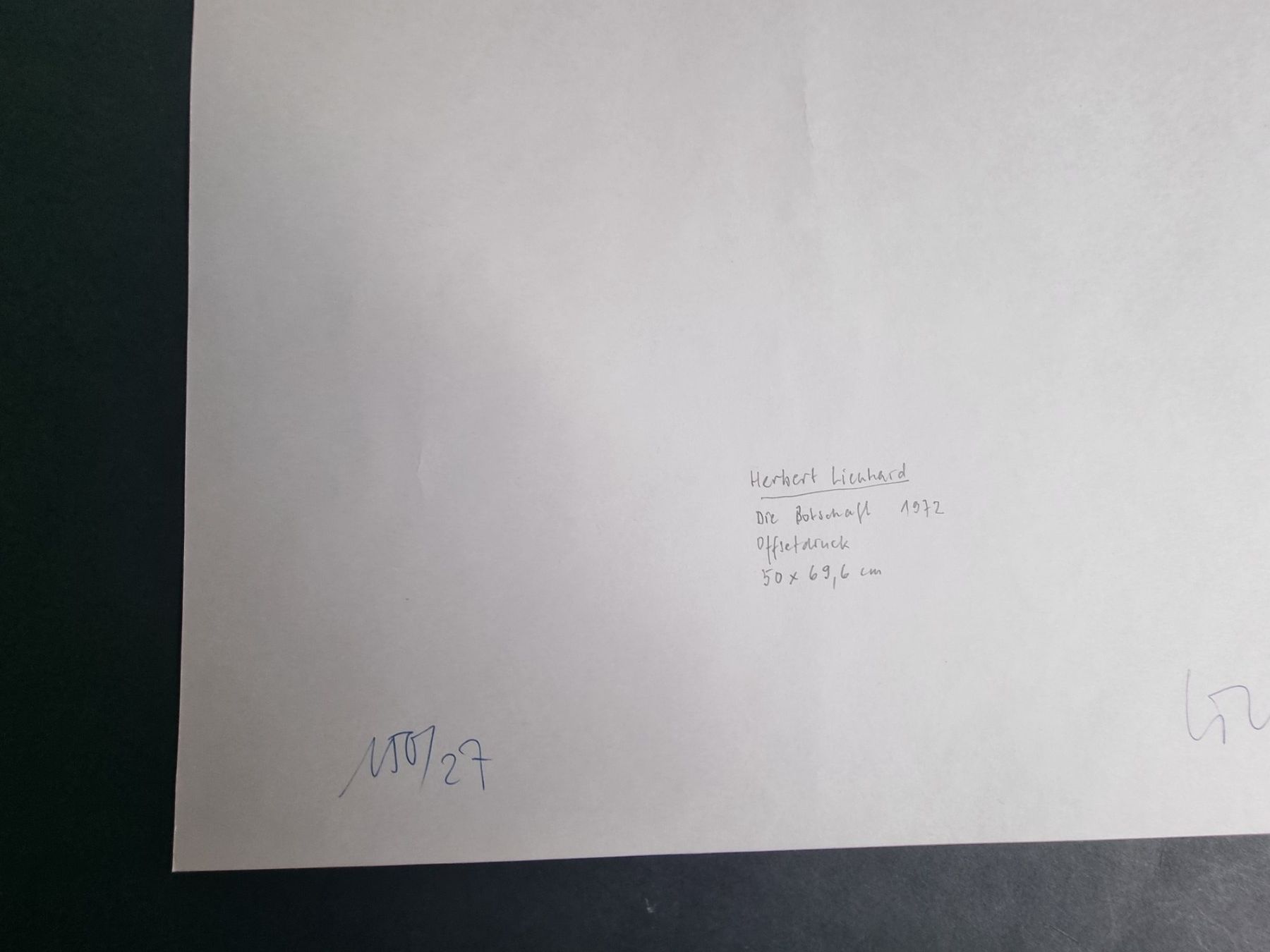 Foto & Immagini: HERBERT LIENHARD ORIGINALGRAFIK SIGNIERT NUMMERIERT OFFSET – Usato da Gersau venduto da grafik-kunst 4