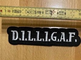 Dilligaf Patch Sticker Aufnäher Metal Rock Band