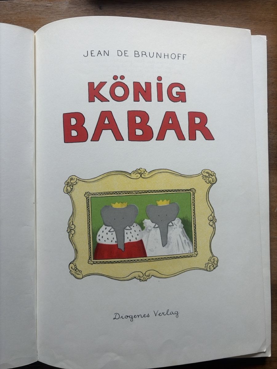 Libri: BABAR Bilderbuch-Grossfomat 27x1.5x37cm – Usato da rüeterswil venduto da Svda 1