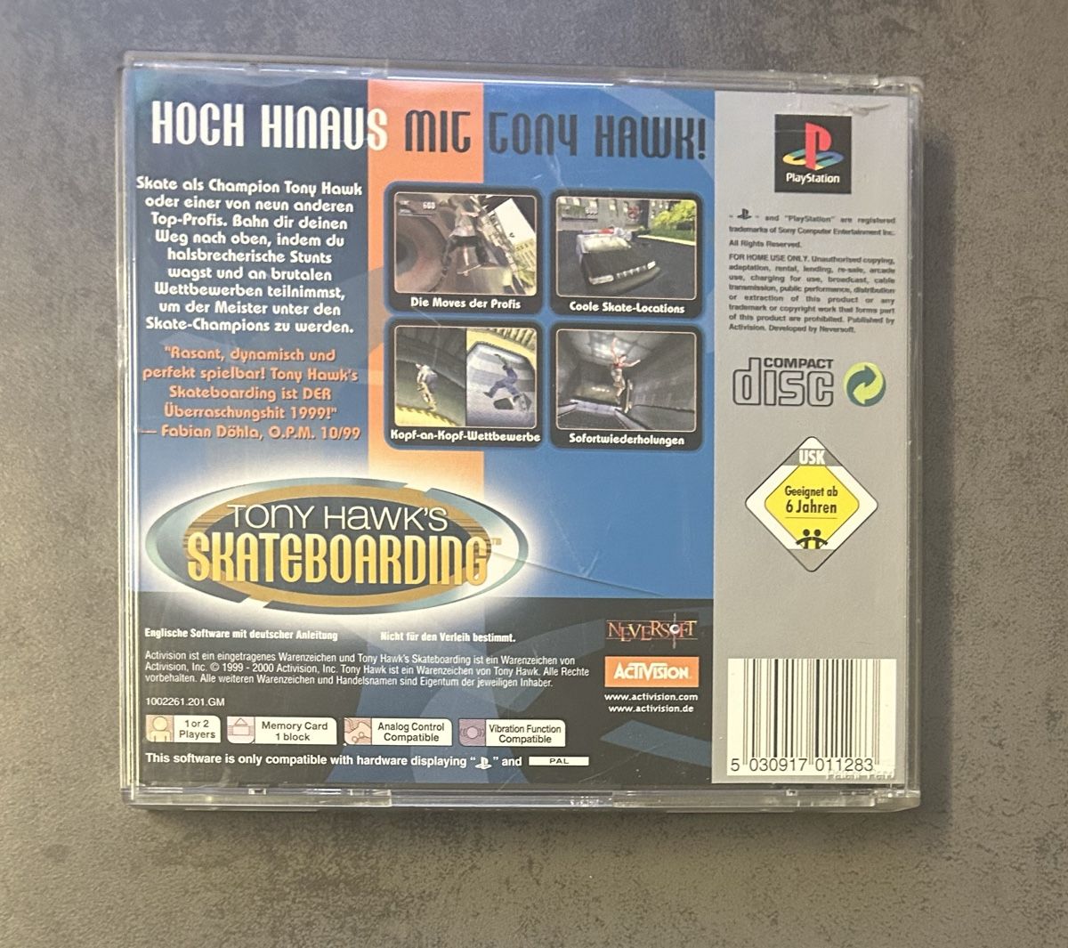 Giochi: Tony Hawk‘s Skateboarding PS1 Game – Usato da ulisbach venduto da efbtr 2