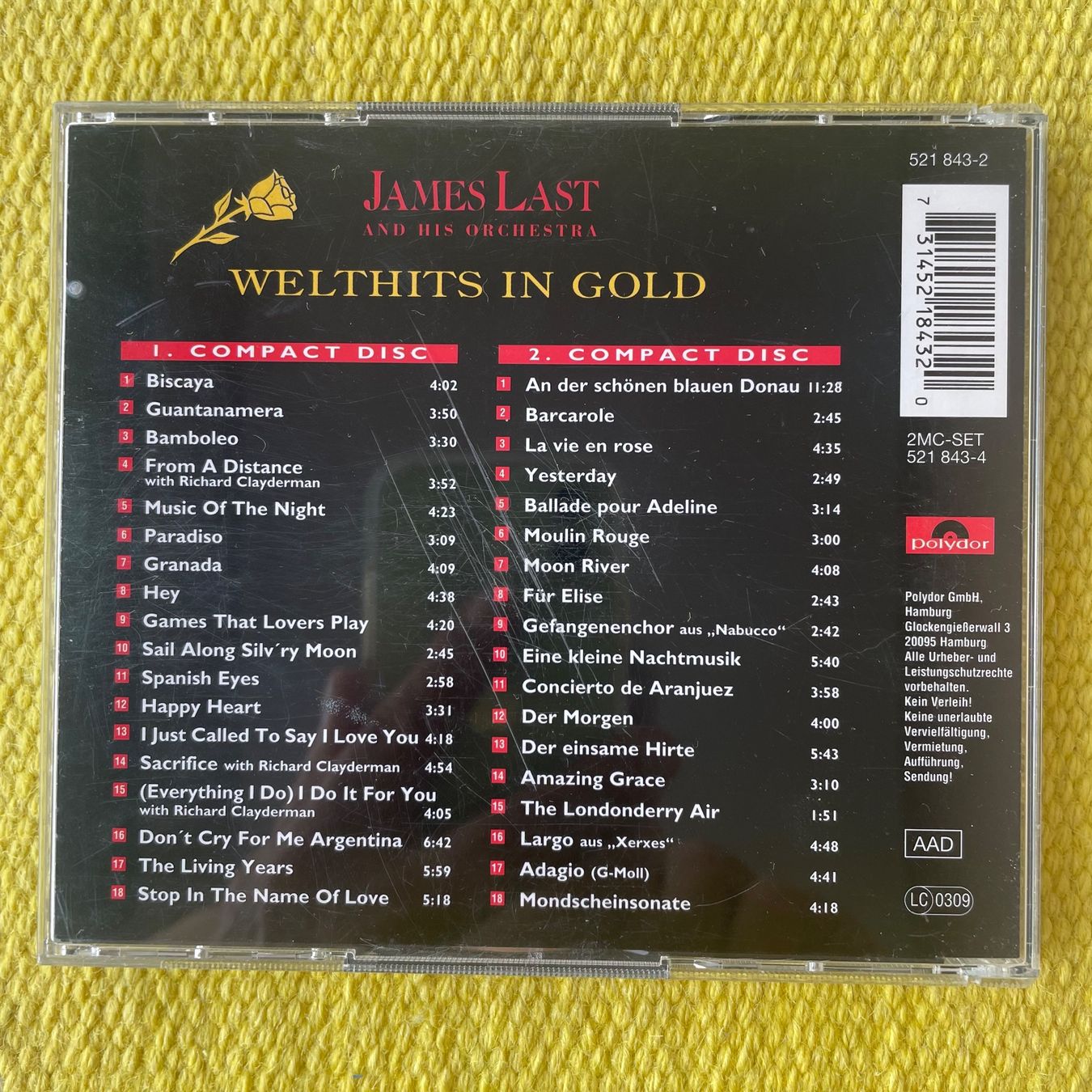 CDs: JAMES LAST-2CD WELTHITS IN GOLD – D'occasion à Rorschacherberg par CD-Roli 1