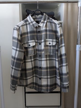 Chemise à carreaux H&M, taille L