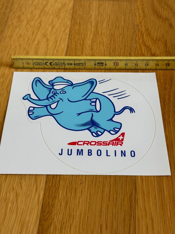 Sticker: Crossair Jumbolino Sticker – Nuovo e nell'imballaggio originale da Zürich venduto da wtpooh 2