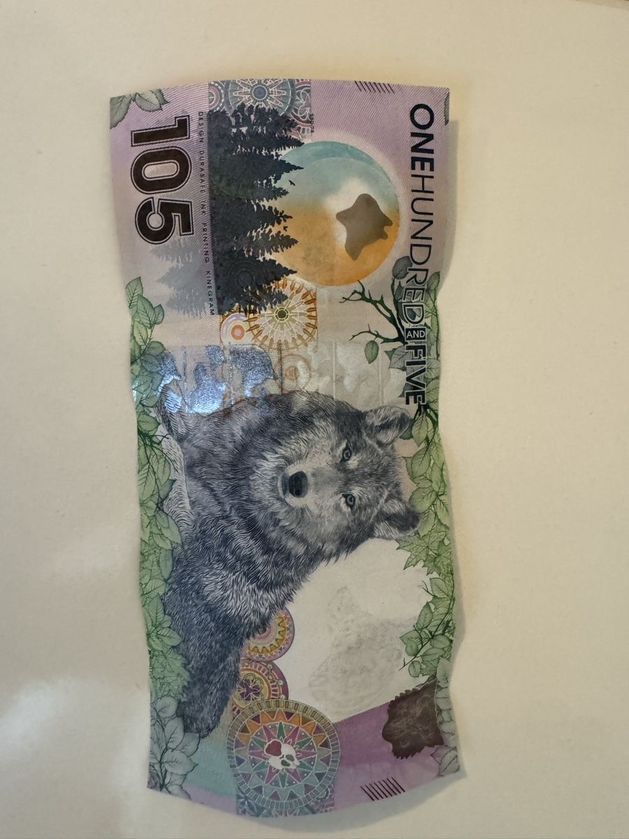 Banconote: Landgert banknote onehundredfive wolves JURA – Usato da Wangen b. Olten venduto da bievinbioglu 1