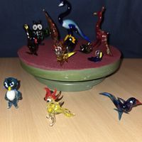 Glasfiguren-Set: Süssi Tierli für Sammler und Liebhaber!  🦩