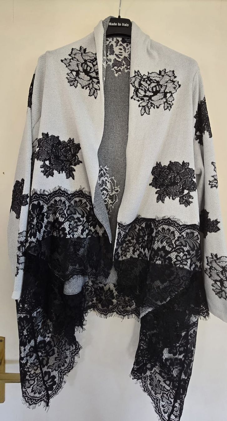 Maglioni & Felpe: Edle Damen Strickjacke mit Spitze, Gr. TU – Usato da Möhlin venduto da bea_gb97 1
