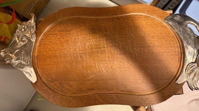 Tutte le decorazioni: Spezielles Fleisch-Tranchierbrett – Usato da Egg b. Zürich venduto da lipe96