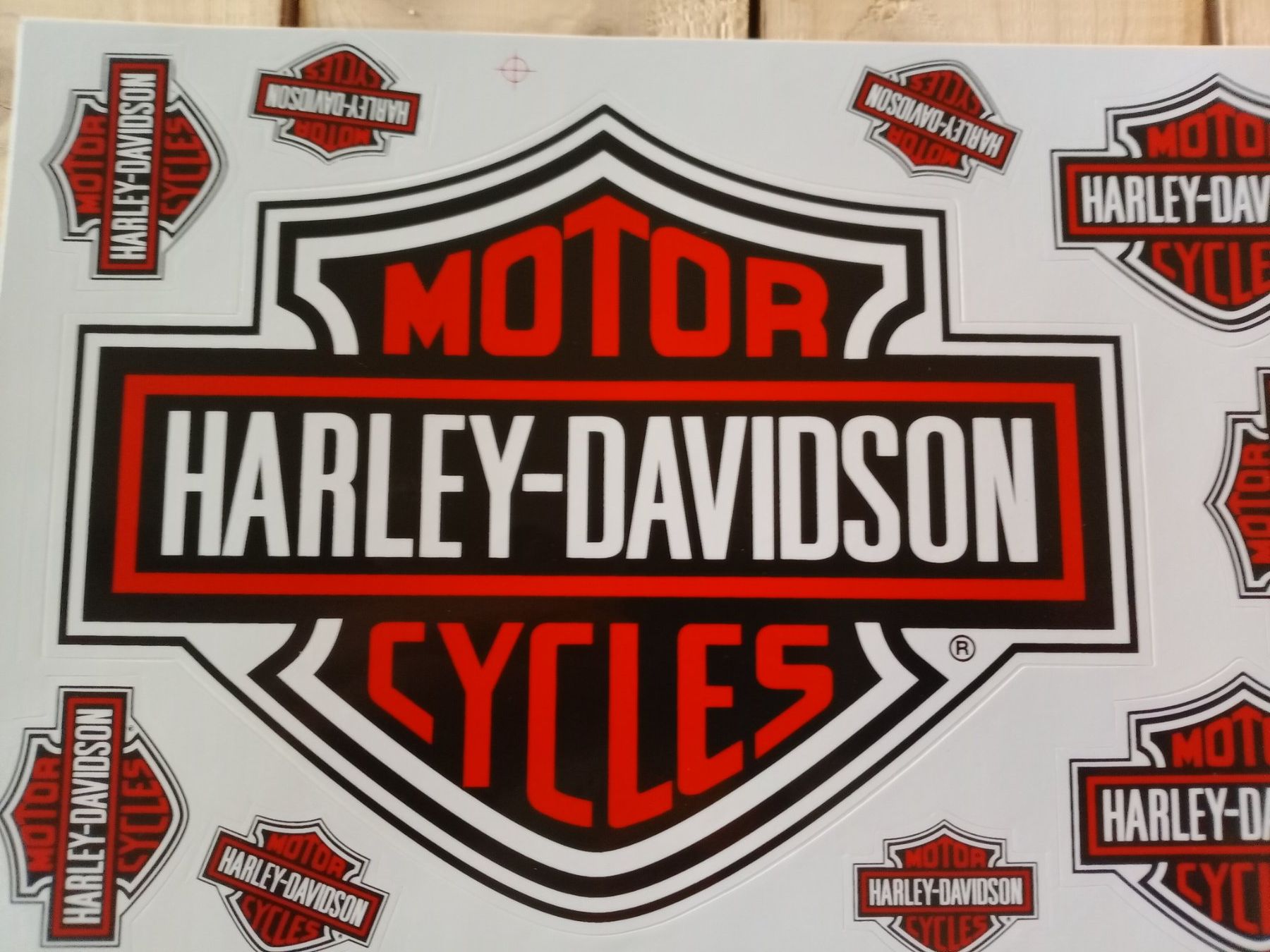 Harley-Davidson Sticker: Harley-Davidson Aufkleber Set - Neu, 27 x 17 cm – Nuovo (secondo la descrizione) da Waldenburg venduto da Wild_Thing_II 3