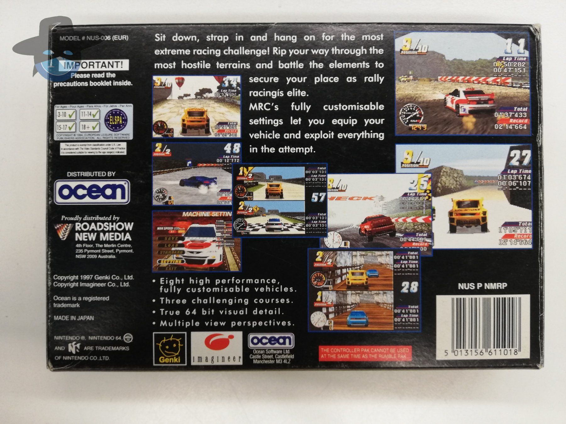 Nintendo Spiele: MRC Multi-Racing Championship / Nintendo 64 N64 – Gebraucht aus St. Gallen von zorro_dc 1