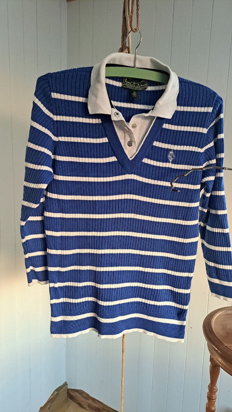 Ralph Lauren Maglioni & Felpe: RALPH LAUREN ACTIVE faux Polo Shirt Pullover M 36 38 Pulli – Usato da Mollis venduto da Fauchi99 6