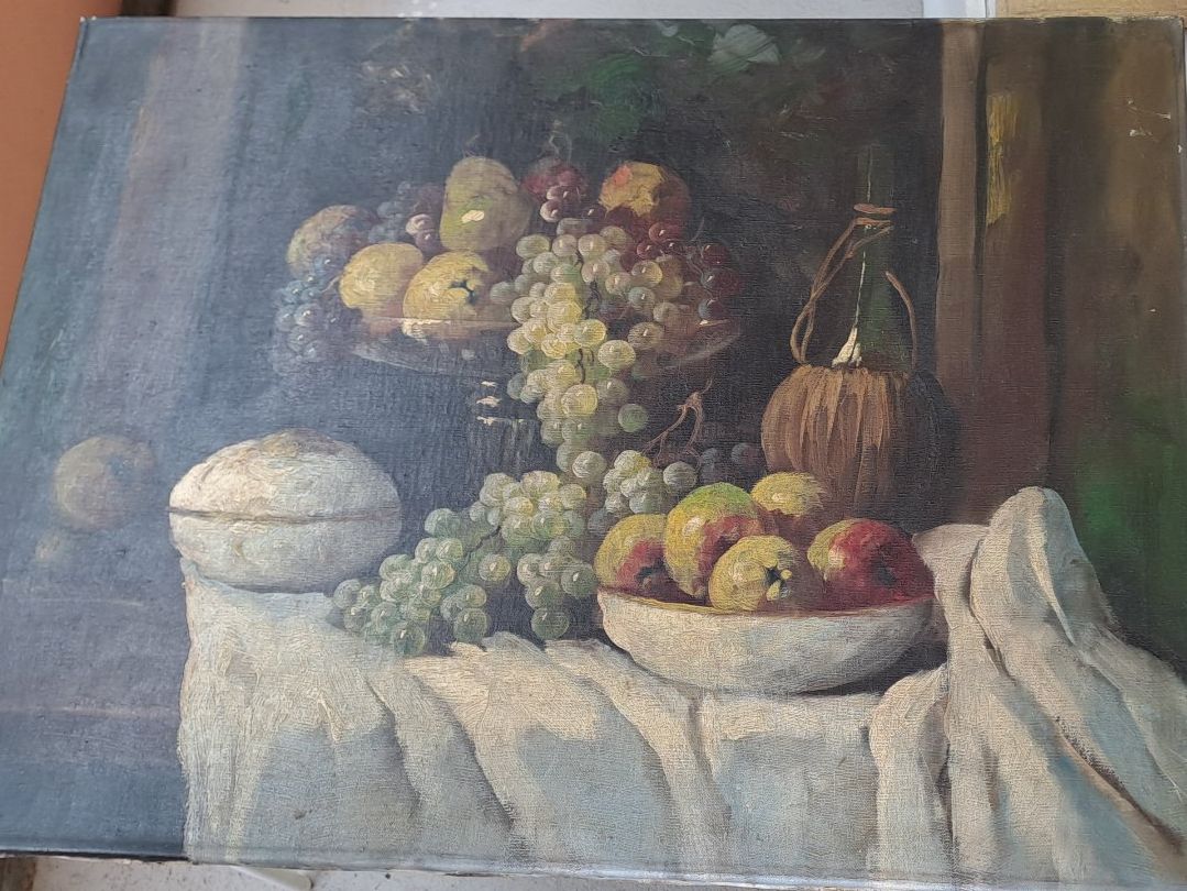 Gemälde: Bodegón Ölgemälde Obst, auf Leinwand – Gebraucht aus Zürich von Michel1896