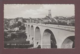 FRIBOURG - Pont de Zaehringen - 1937
