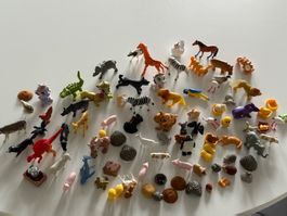 Konvolut kleine Plastik Tierli Bauernhof und Zootiere