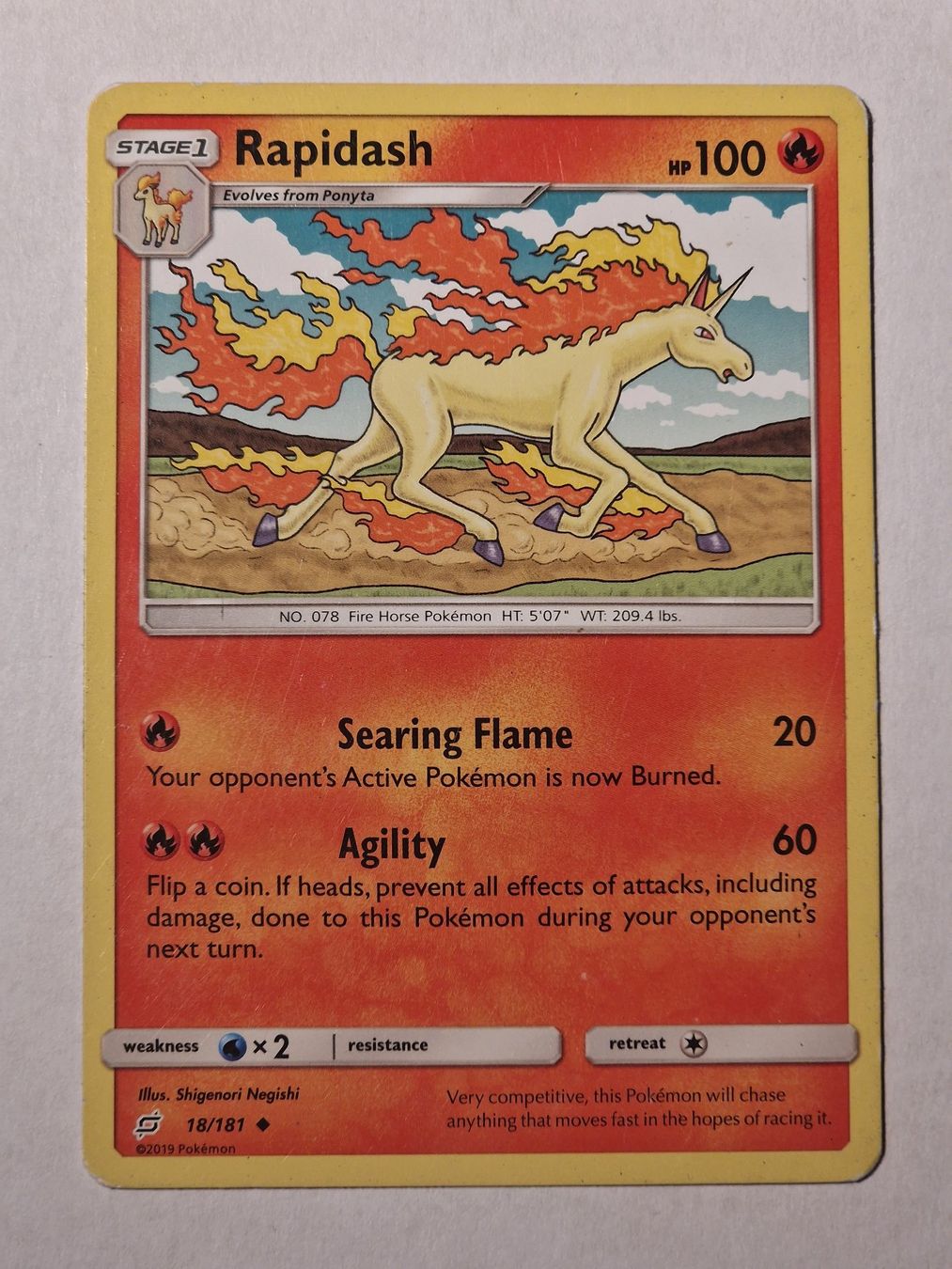 Pokémon Cartes à collectionner: Pokemon - Rapidash 18/181 – D'occasion à Greifensee par Janali01