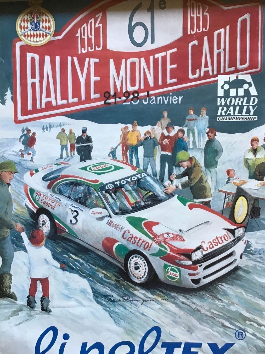 Poster & Bilder: Rallye Monte-Carlo 1993 – Gebraucht aus Némiaz (Chamoson) von Patoshi 1