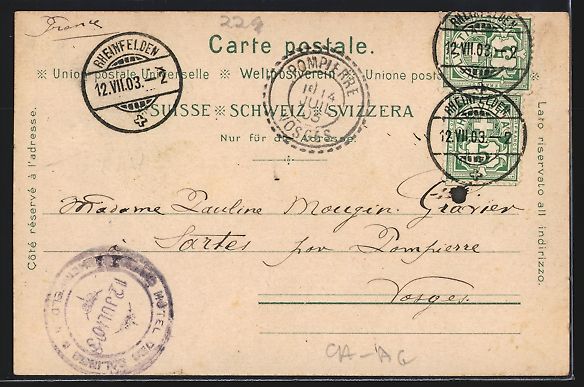 Cartes postales: Litho Baden, Totalansicht, Stadtturm, Ku – D'occasion à Berlin par bartko-reher 1