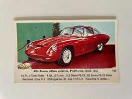 Eikon Sammelbild 185 / Alfa Romeo Disco volante Pininfarina